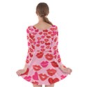 Valentine s Day Kisses Long Sleeve Skater Dress View2