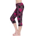 Harts pattern Capri Leggings  View3