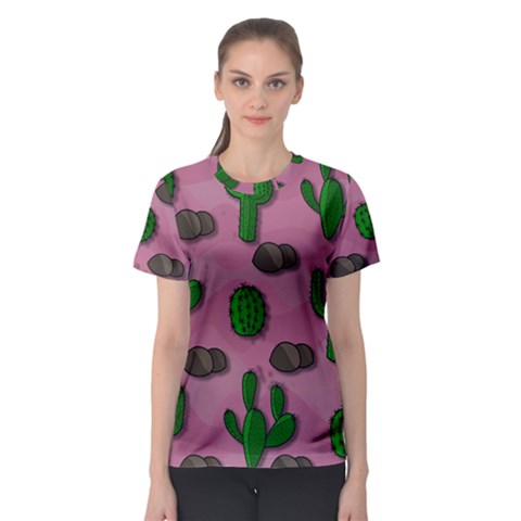 Cactuses 2 Women s Sport Mesh Tee by Valentinaart