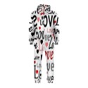 Love pattern - red Hooded Jumpsuit (Kids) View1