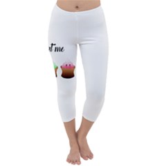 Eat Me Cupcakes Capri Winter Leggings  by Brittlevirginclothing