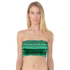 Green Barbwire Bandeau Top by Valentinaart