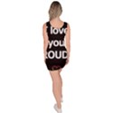 Proudly love Sleeveless Bodycon Dress View4