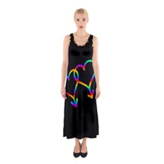 Love Is Love Sleeveless Maxi Dress by Valentinaart