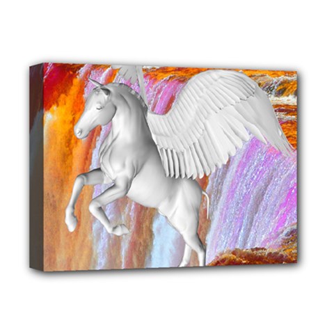 Pegasus Deluxe Canvas 16  X 12   by icarusismartdesigns