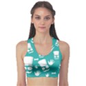 Gentleman pattern Sports Bra View1