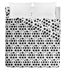 Seamless Honeycomb Pattern Duvet Cover Double Side (queen Size) by Amaryn4rt