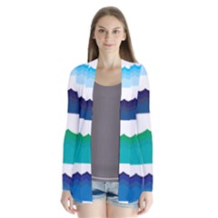 Water Border Water Waves Ocean Sea Cardigans by Amaryn4rt