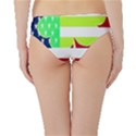 USA Ireland American Flag Shamrock Irish Funny St Patrick Country Flag  Hipster Bikini Bottoms View2