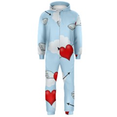 Love Hunting Hooded Jumpsuit (men)  by Valentinaart