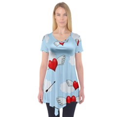 Love Hunting Short Sleeve Tunic  by Valentinaart