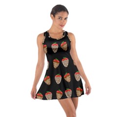 Chocolate Strawberies Cotton Racerback Dress by Valentinaart