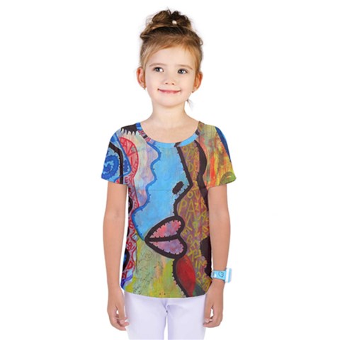 Graffiti Wall Color Artistic Kids  One Piece Tee by Amaryn4rt