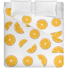 Oranges Duvet Cover Double Side (king Size) by Valentinaart