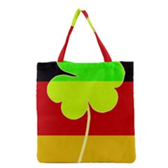 Irish German Germany Ireland Funny St Patrick Flag Grocery Tote Bag by yoursparklingshop