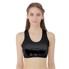 Frontline Midnight View Sports Bra With Border by FrontlineS