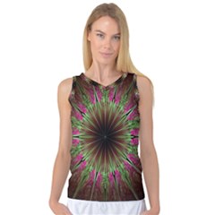 Julian Star Star Fun Green Violet Women s Basketball Tank Top by Amaryn4rt