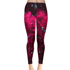 Pistol Star And Nebula Leggings  by Amaryn4rt