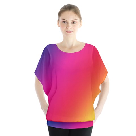 Rainbow Colors Blouse by Amaryn4rt