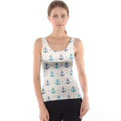 Sailor Anchor Tank Top by Brittlevirginclothing