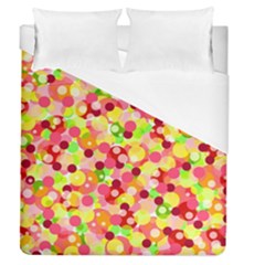 Playful Bubbles Duvet Cover (queen Size) by Valentinaart