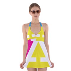 Graphic Design Web Design Halter Swimsuit Dress by Nexatart