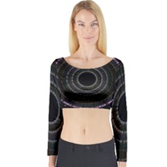 Circos Comp Inv Long Sleeve Crop Top by Nexatart