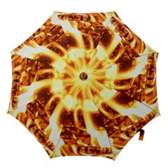 Fire Flame Wood Fire Brand Hook Handle Umbrellas (large) by Nexatart