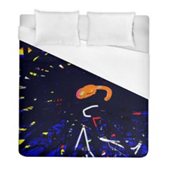 Abstraction Duvet Cover (full/ Double Size) by Valentinaart