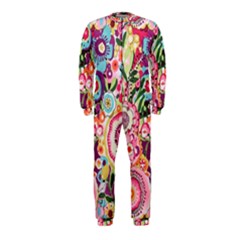 Colorful Flower Pattern Onepiece Jumpsuit (kids) by Brittlevirginclothing