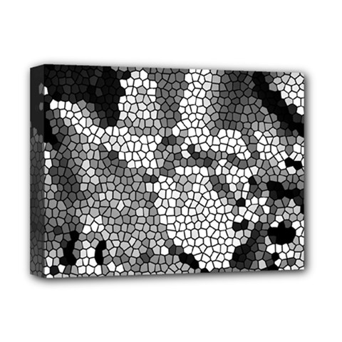 Mosaic Stones Glass Pattern Deluxe Canvas 16  X 12   by Nexatart