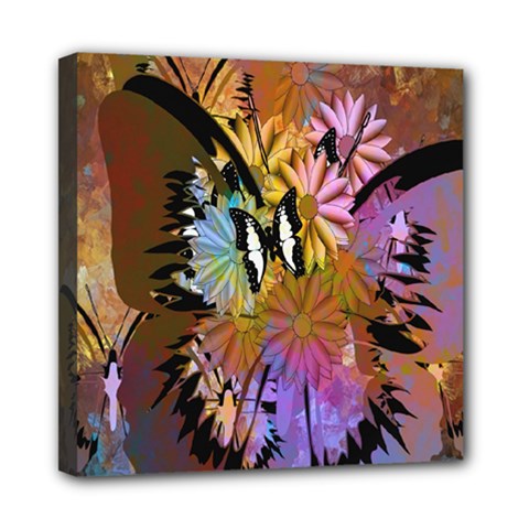 Abstract Digital Art Mini Canvas 8  X 8  by Nexatart