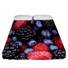 Forest Fruit Fitted Sheet (california King Size) by Nexatart