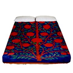 Tree Of Life Fitted Sheet (queen Size) by Nexatart