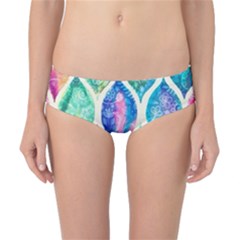 Rainbow Moroccan Mosaic  Classic Bikini Bottoms by Brittlevirginclothing