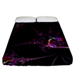 Fantasy Fractal 124 A Fitted Sheet (california King Size) by Fractalworld