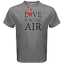 Grey love is in the air Men s Cotton Tee View1