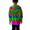 Flower Mosaic Hooded Wind Breaker (Kids) View2