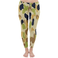 Army Camouflage Pattern Classic Winter Leggings by Nexatart