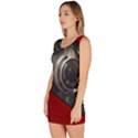 Auto Red Fast Sport Sleeveless Bodycon Dress View2