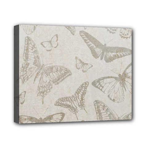 Butterfly Background Vintage Canvas 10  X 8  by Nexatart