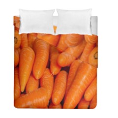 Carrots Vegetables Market Duvet Cover Double Side (full/ Double Size) by Nexatart