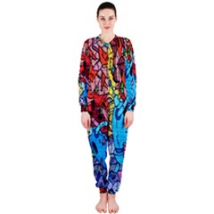 Colorful Graffiti Art Onepiece Jumpsuit (ladies)  by Nexatart