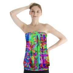 Compression Pattern Generator Strapless Top by Nexatart