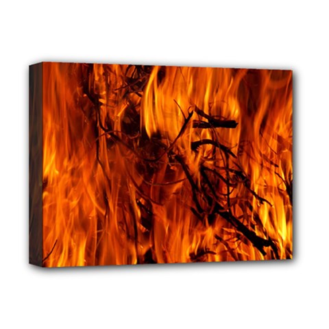 Fire Easter Easter Fire Flame Deluxe Canvas 16  X 12   by Nexatart