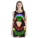 St. Patrick s day Shoulder Cutout Velvet  One Piece View1