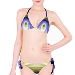 Fractal Eye Fantasy Digital Bikini Set by Nexatart