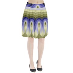 Fractal Eye Fantasy Digital Pleated Skirt by Nexatart