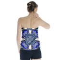 Fractal Cathedral Pattern Mosaic Strapless Top View2