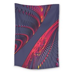 Fractal Fractal Art Digital Art Large Tapestry by Nexatart